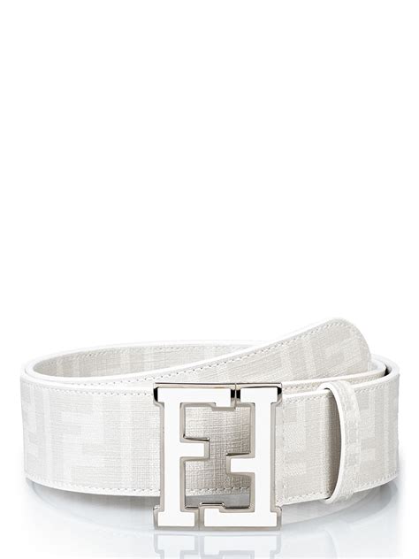 fake fendi belt white|white fendi belt sale.